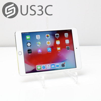 【US3C-桃園春日店】【一元起標】公司貨 Apple iPad mini 3 128G WiFi+LTE 銀 500萬畫素 7.9吋 指紋解鎖 A7晶片