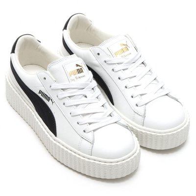 =CodE= PUMA CREEPER WHITE & BLACK RIHANNA 增高厚底鞋(白黑)364462-01