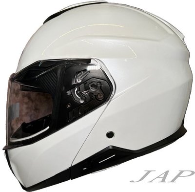 《JAP》M2R OX-3 素色款 珍珠白 內藏鏡片 可樂帽 預留耳機位 安全帽🌟現金折價300元🌟