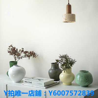 花瓶 復古陶瓷小花瓶ins插花擺件客廳餐桌玄關現代簡約水培裝飾花器