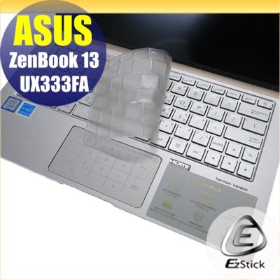 【Ezstick】ASUS UX333 UX333FA 奈米銀抗菌TPU 鍵盤保護膜 鍵盤膜