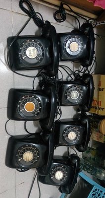 早期轉盤電話 功能未測試 撥盤電話 轉盤電話 老電話 古早電話 正老品 電話 完整無裂一支800 指訂或隨機出貨