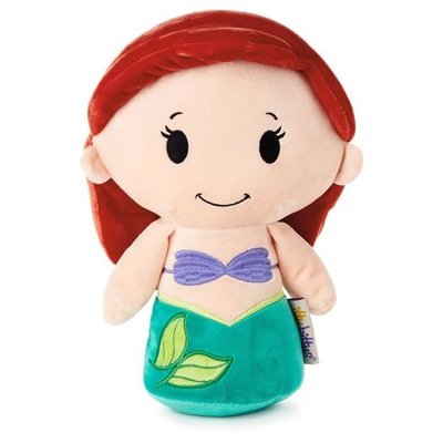 預購 美國 Hallmark*Disney 迪士尼小美人魚 Q版玩偶 安撫玩偶 Ariel 愛麗兒 生日禮 療癒公仔