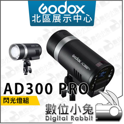 數位小兔【Godox AD300 PRO 閃光燈】公司貨 神牛 攝影燈 補光燈 持續燈 LED 棚拍 外拍 300WS