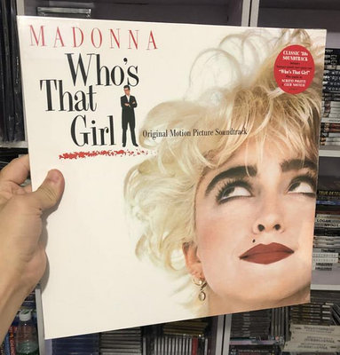 眾信優品 黑膠唱片 麥當娜 Madonna Who's That Girl LP 電影原聲