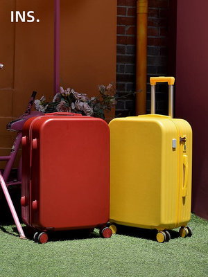 行李箱女小清新可愛韓版密碼箱紅色結婚拉桿箱新款寸箱