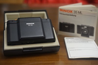 【售】個人收藏經典大全套 德系Minox ML小巧輕便相機 +盒裝+說明書 Leica GT-E EL