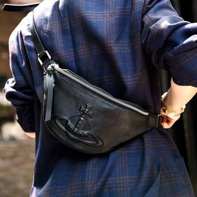 22新款Vivienne Westwood西太后立體大土星腰包包男女侶-寶藏包包