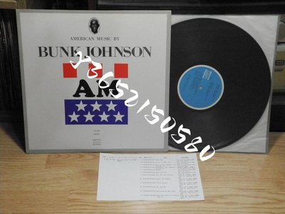 BUNK JOHNSON  AMERICAN MUSIC BY 1974 LP黑膠