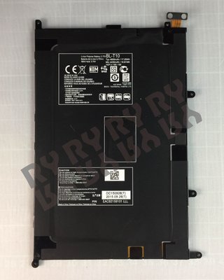適用 LG G tablet V500 電池 BL-T10  連工帶料 890元-Ry維修網