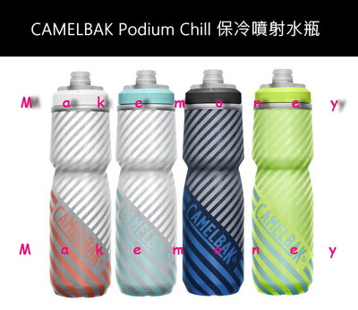 CamelBak 駝峰710ml Podium保冷噴射水瓶 2倍保冷 噴射水瓶 BPA-free 大容量 條紋系列