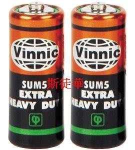 Vinnic SUM5 N size R1-N 1.5V 碳鋅 5號電池