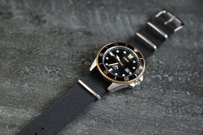 黑色~22mm Nylon Watch Strap 尼龍NATO zulu G10四環時尚軍用錶帶DW tim