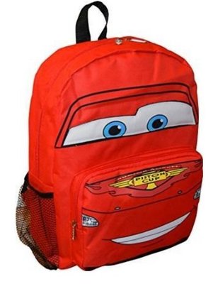 預購 美國帶回 Disney Pixar Cars McQueen 迪士尼閃電麥坤孩童版雙肩後背包 書包 旅遊包