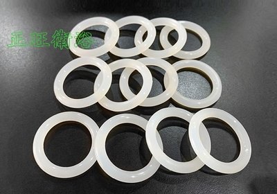 食品級矽膠O圈6 - 20mm、耐高溫O-Ring、耐腐蝕密封圈、耐油O型圈、O墊片、O型止水圈、O環、O型環