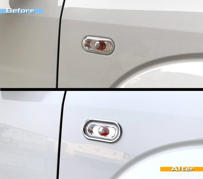 IDFR-汽車精品 VW 福斯 Amarok 19-UP 鍍鉻側燈框 邊燈框 葉子板 飾框