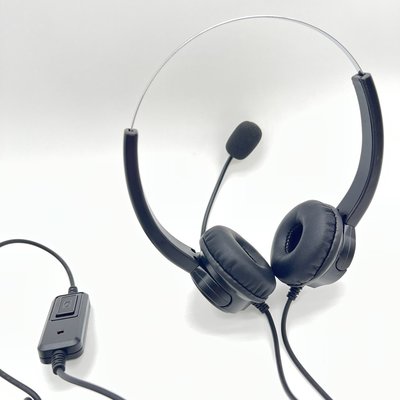Aristel安立達 DKP51BW專用 雙耳耳機麥克風 含調音靜音功能 長時間配戴設計 舒適耳套 免用轉接線