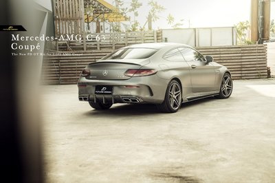 【政銓企業有限公司】BENZ W205 兩門 COUPE AMG 專用 FDGT 高品質 抽真空 卡夢 後下巴 免費安裝