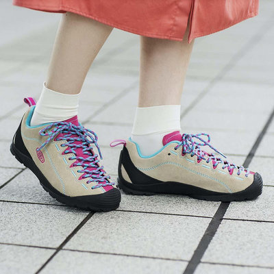 #精品潮鞋#KEEN女鞋 Keen Jasper Rocks 日本山系戶外鞋 Keen休閒鞋 流行鞋 復古運動鞋 護趾款 麂皮革製