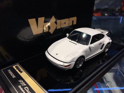 吉華科技@ 1/43 MakeUp VM161D Porsche 911 (964) Turbo S 珍珠白 (樹酯車)