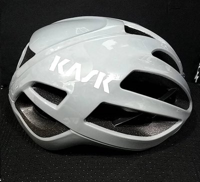 超輕自行車安全帽爬坡+破風雙用(公路車環義環法自行車破風手)KASK烤漆灰高級銀灰色媲美POC.GIRO.
