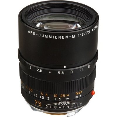 [DD光學] Leica 11637 APO-Summicron-M 75mm f/2 ASPH. 黑 新品現貨供應