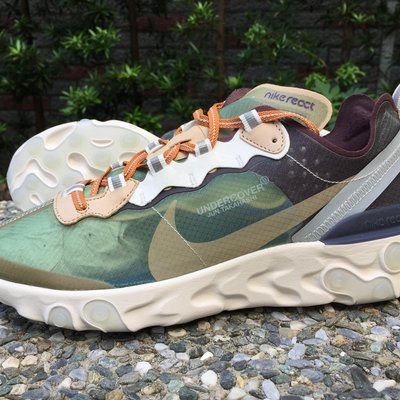 全新現貨NIKE REACT ELEMENT 87 UNDERCOVER BQ2718-300 US8.5 | Yahoo