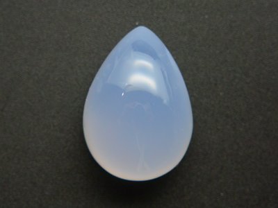 天然 酒精藍玉髓(酒精藍寶)Blue Chalcedony  水滴型 蛋面 裸石戒面   27.14CT