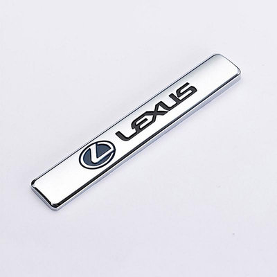 1PCS 凌志 Lexus 標誌3D金屬汽車側面擋泥板貼標後備箱貼紙貼花汽車裝飾
