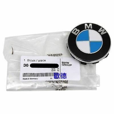 【歐德精品】德國原廠BMW 新型56MM(小)輪殼蓋,鋁圈中心蓋D=56MM 適用多數新款原廠車型鋁圈 鋁圈蓋 輪圈蓋