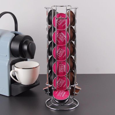 現貨 Dolce Gusto金屬咖啡膠囊展示架 臺面電鍍膠囊咖啡收納架