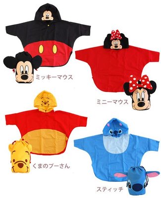 日本代購 Disney   米妮   造型 斗蓬 變身 雨衣 現貨出清