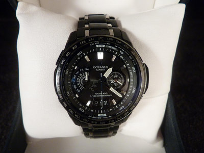 古玩軒~CASIO OCEANUS OCW-T750 JP 40/60.海神OCEANUS太陽能電波錶.男錶(非日本星辰.卡迪亞.浪琴.大海馬)WWW79