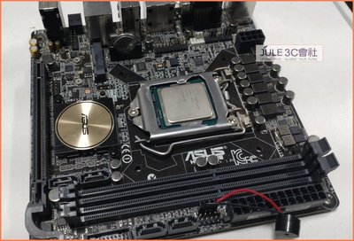 JULE 3C會社-華碩ASUS H97I-PLUS H97/DDR3/ITX 主機板+ i5 4670S 6M CPU