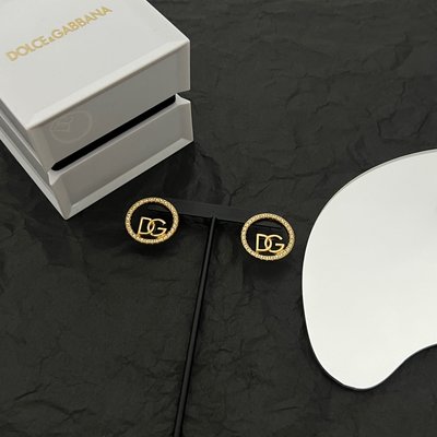【少女館】新款Dol*&Gabbana耳環杜嘉班納耳釘時尚DG字母秀場款耳釘耳飾耳環耳夾首飾 珠寶 飾品WCC150