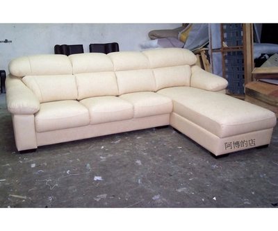 【順發傢俱】牛皮~(B987)~功能型~L型沙發~坐墊可調~部份地區免運費~