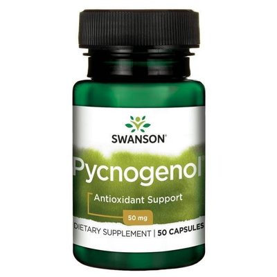 【天然小舖】Swanson 碧蘿芷 Pycnogenol 50mg (法國濱海松樹皮菁華萃取) 50顆