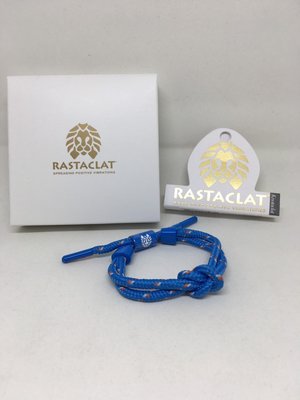 正品 RASTACLAT 美國加州品牌 鞋帶手環 藍色雙繩單節 現貨供應