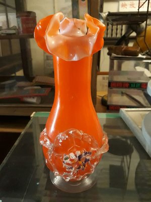 老玻璃花瓶 台灣早期花瓶