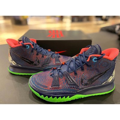 【正品】Nike Kyrie 7 EP "ANIME" 藍紅綠 休閒 籃球 CQ9327-401潮鞋