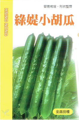 綠緹小胡瓜【蔬果種子】興農牌 全雌品種 日本進口 每包約35粒