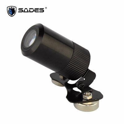 SADES 賽德斯 SPOTLIGHT 投射燈 狼盾版(黑) 增強電競氛圍 LED 高亮度