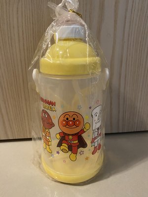 【ANPANMAN 麵包超人】彈蓋式兒童水壺(黃色)