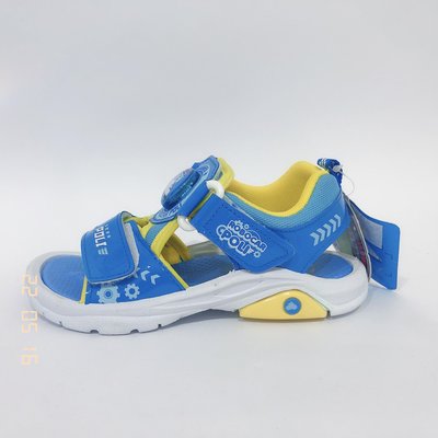 北台灣大聯盟 救援小英雄POLI 波利電燈運動涼鞋(台灣製造) 91106-藍 超低價特賣200元