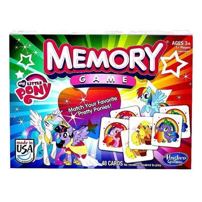 預購 美國帶回 My Little Pony 彩虹小馬卡通 Memory Game 記憶配對遊戲 禮盒組 生日禮