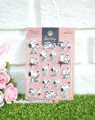 (現貨在台)日本正品 PEANUTS 史努比 SNOOPY 立體 貼紙 文具 卡通 造型貼紙 愛心款