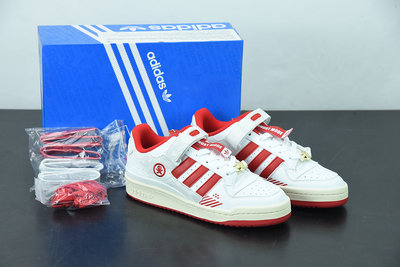 Adidas originals ForumLow "TEQ63” 復古 白紅 休閒鞋 男女鞋 GW3493