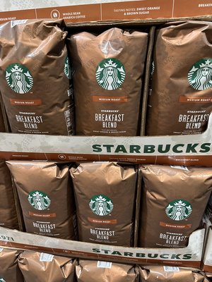 OSTCO好市多代購星巴克Starbucks 早餐綜合咖啡豆 1.13公斤
