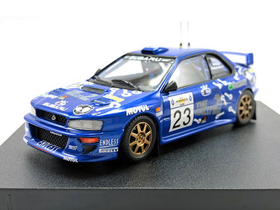 【秉田屋】現貨 Trofeu Subaru Impreza No.23 2000 WRC 拉力賽 衛城站第四名 1/43