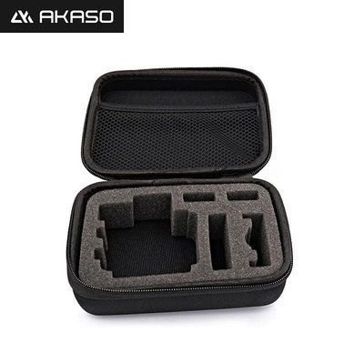 相機配件AKASO運動相機收納包便攜包數碼攝像機收納盒機保護套殼斜跨配件